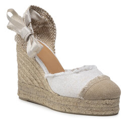 Castañer Espadrillas Castañer Catalina/8ED/032 022754-4078 Blanco/Oro