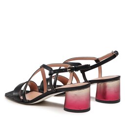 

Босоніжки Pollini SA16225C1GTEY000 Nero/Boug, Чорний