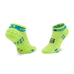 

Низькі шкарпетки unisex Compressport Pro Racing Socks V3.0 Run Low RSLV3-FL1100 Fluo Yellow, Жовтий