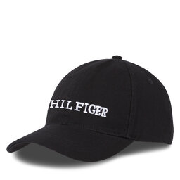 Tommy Hilfiger Czapka z daszkiem Tommy Hilfiger Th Monotype Soft 6 Panel Cap AM0AM12154 Czarny