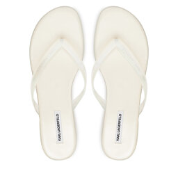 KARL LAGERFELD В'єтнамки KARL LAGERFELD Jelly Hell KL83006 VT1 Білий