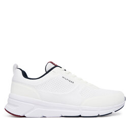 Tommy Hilfiger Sneakers Tommy Hilfiger Light Knitted Hilfiger Runner FM0FM06010 Weiß