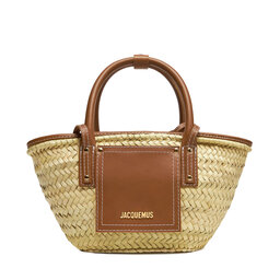 JACQUEMUS Geantă JACQUEMUS Le Petit Panier Sole 23E223BA044-3072 Bej