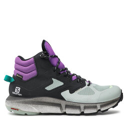 

Трекінгові черевики Salomon Predict Hike Mid Gtx GORE-TEX 414610 27V0 Black/Aqua Gray/Royal Lilac, Чорний