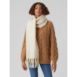 Vero Moda Szal Vero Moda 10269145 Beżowy
