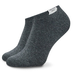 

Набір з 2 пар низьких жіночих шкарпеток Calvin Klein Jeans 701218749 Dark Grey Melange 006, Сірий