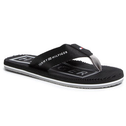 Tommy Hilfiger Infradito Tommy Hilfiger Massage Footbed Th Beach Sandal FM0FM02695 Black BDS