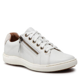 Clarks Sneakers Clarks Nalle Lace 261650014 White Leather