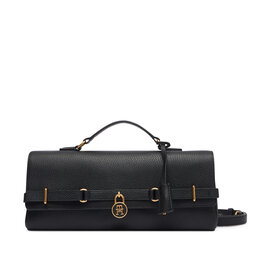 Tommy Hilfiger Handtasche Tommy Hilfiger American Icon Clutch AW0AW19214 Schwarz