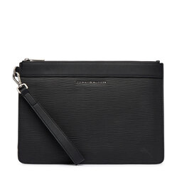 Tommy Hilfiger Umhängetasche Tommy Hilfiger Th Business Saffiano Pouch AM0AM14823 Schwarz