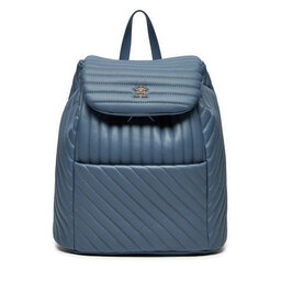 Tommy Hilfiger Rucsac Tommy Hilfiger Poppy Reform Flap Backpack Qu AW0AW17014 Albastru