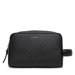 Calvin Klein Kozmetická taštička Calvin Klein Ck Sleek Washbag Mono K50K512944 Čierna