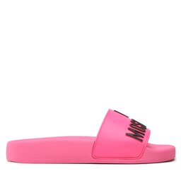 

Шльопанці LOVE MOSCHINO JA28052G1GI13604 Fluo Fuxia/Nero, Рожевий