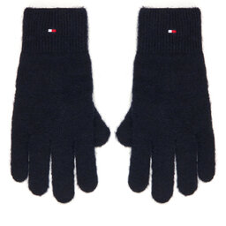 Tommy Hilfiger Ženske rokavice Tommy Hilfiger Flag Fluffy AW0AW17797 Mornarsko modra