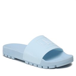 Calvin Klein Jeans Šľapky Calvin Klein Jeans Truck Slide Monogram Rubber W YW0YW00893 Chambray Sky C1Q