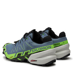 

Взуття Salomon Speedcross 6 Gore-Tex L47301900 Flint Stone / Green Gecko / Black, Сірий