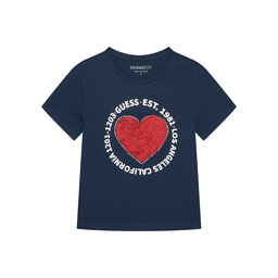 Guess Guess T-Shirt J6RI24 K6YW4 Dunkelblau Regular Fit