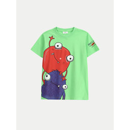 Coccodrillo Coccodrillo Camiseta WC5143208VBA Verde Regular Fit