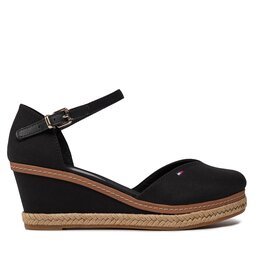 Tommy Hilfiger Chaussures basses Tommy Hilfiger Basic Close Toe Mid Wedge FW0FW04787 Noir