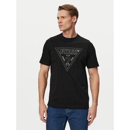 Guess Guess Футболка M6GI15 K3008 Чорний Regular Fit