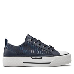KARL LAGERFELD Sneakers aus Stoff KARL LAGERFELD KL50424 Navy Synth Textile w/Blue HAB