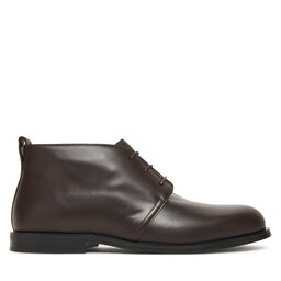 Calvin Klein Schnürschuhe Calvin Klein Ess Rubber Desert Boot Lth HM0HM01979 Braun