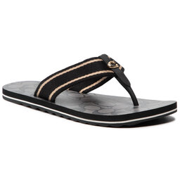 

В'єтнамки Coach Zoe Webbed Flip Flop C2978 Black, Чорний