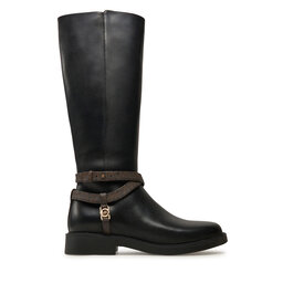 MICHAEL Michael Kors Μπότες MICHAEL Michael Kors Abigail Leather Riding Boot 40F4ABMB7L Μαύρο