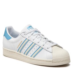 adidas Обувки adidas Superstar GX9876 Ftwwht/Owhite/Ltblue