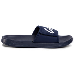 

Шльопанці Calvin Klein Swimwear Velcro Slide KM0KM00499 CBK, Cиній