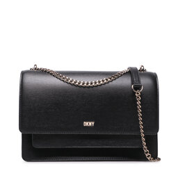 DKNY Geantă DKNY Bryant Lg Flap Cbody R24E3287 Blk/Gold BGD