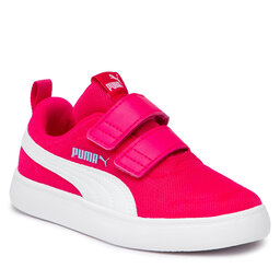 Puma Sneakersy Puma Courtflex V2 Mesh V Ps 371758 11 Beetroot Purple/Puma White