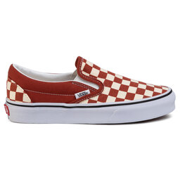 

Кросівки Vans Classic Slip-On VN0A4U38WS21 (Checkerboard) Picnt/Trwht, Коричневий