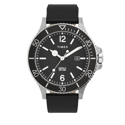Timex Uhr Timex Harborside TW2V27000 Black/Silver