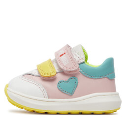 

Снікерcи Primigi 5906222 White-Pink-Green, Білий