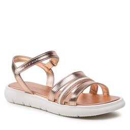 Tommy Hilfiger Sandali Tommy Hilfiger Stripes Velcro Sandal T4A2-32771-1372 S Rose Gold 341
