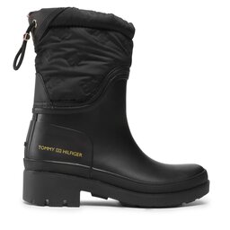 

Гумові чоботи Tommy Hilfiger Ankle Rainboot With Monogram FW0FW06848 Black BDS, Чорний