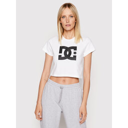DC DC Marškinėliai Star ADJZT03035 Balta Regular Fit