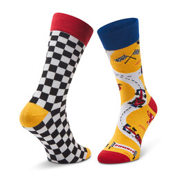 

Високі чоловічі шкарпетки Dots Socks D20WF-SX-032-X Жовтий