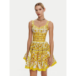 Dolce&Gabbana Dolce&Gabbana Marškinėliai F7W98T HH5EA Geltona Regular Fit