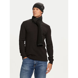 Calvin Klein Sada čepice a šál Calvin Klein Gs Ck Monogram Beanie + Scarf K50K512390 Černá