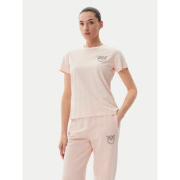 PINKO PINKO Póló Nambrone 103320 A2G7 Rózsaszín Regular Fit