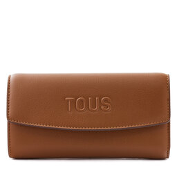 TOUS Velika ženska denarnica TOUS Pocket Tous Bloom 2002206343 Rjava