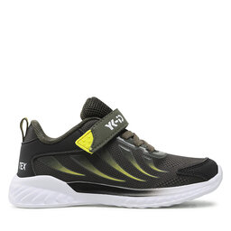 

Снікерcи YK-ID by Lurchi Lizor-Tex 33-26631-31 M Black Olive/Neon Yellow, Хакі