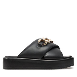 Buffalo Şlapi Buffalo Mia Cross Chain 1602227 Negru