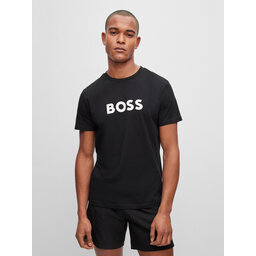 BOSS BOSS Camiseta 50491706 Negro Regular Fit