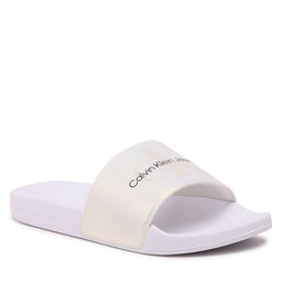 Calvin Klein Jeans Чехли Calvin Klein Jeans Slide Ny Pearl YW0YW01243 Bright White/Creamy White/Eggshelll YBR
