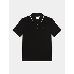 BOSS Boss Poloshirt J25P26 D Schwarz Regular Fit