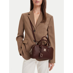 Nine West Handtasche Nine West CEO- SATIN BLOOM-LDA9374 Braun