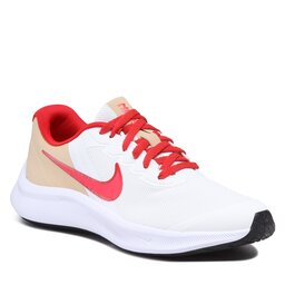 Nike Pantofi Nike Star Runner 3 (Gs) DA2776 101 Sail/Bright Crimson/Sesame